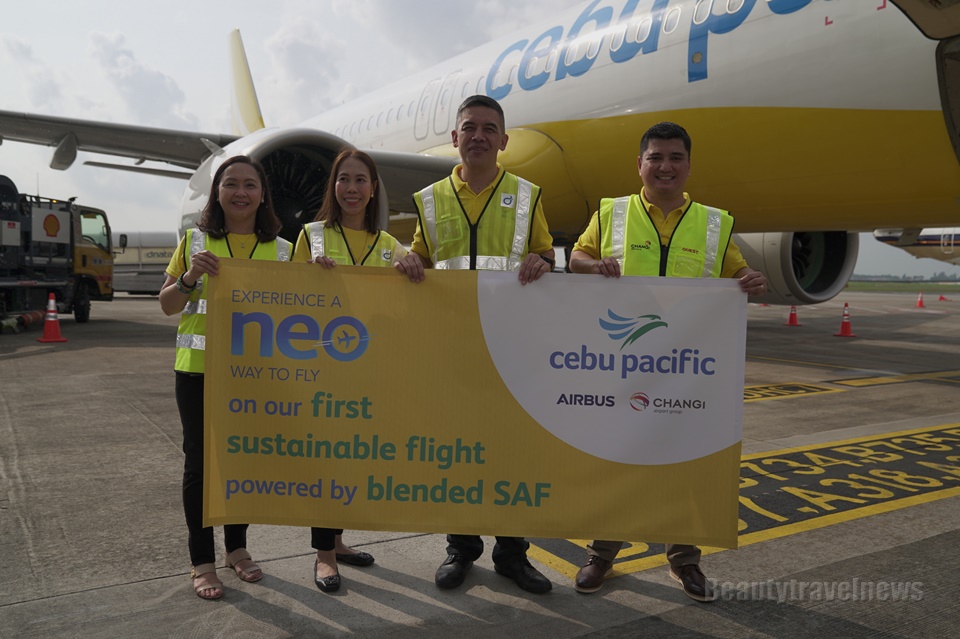 세부 퍼시픽, 필리핀 최초 지속가능항공연료(SAF)를 사용한 성공적인 여객기 운항